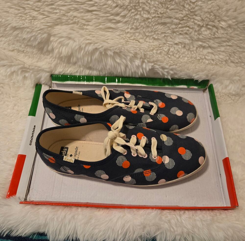 Keds x Kate Spade New York "Dancing Dot" canvas sneakers